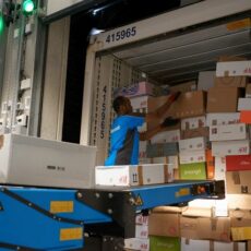 Am laufenden Band: zu Besuch beim Mega-Logistiker Hermes in Hechtsheim